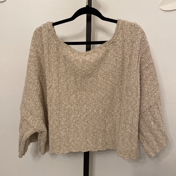 Free People Good Day Cropped Sweater cream - Picture 2 of 7